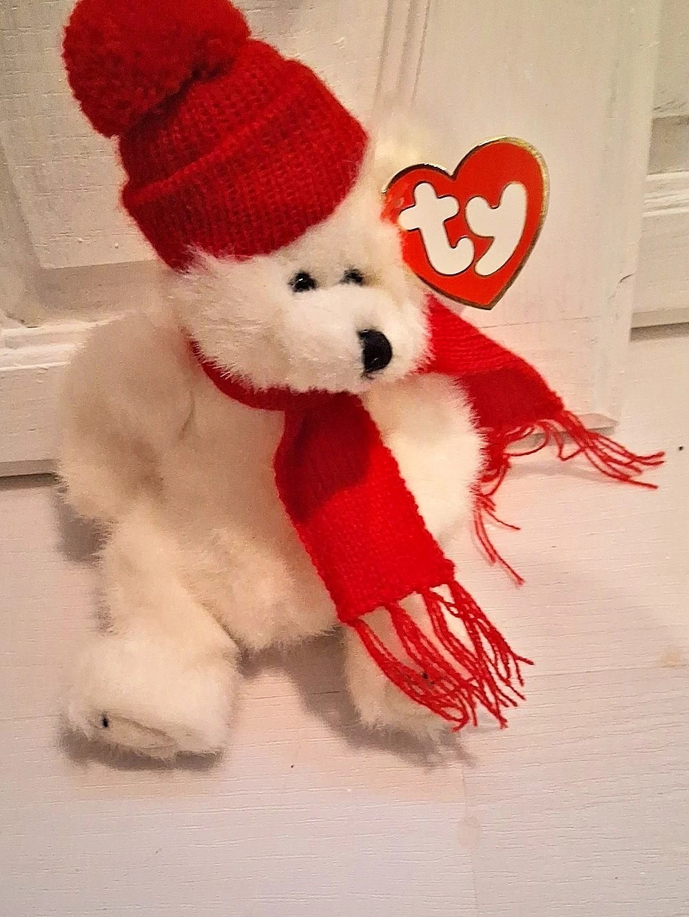 Ty Peppermint Teddy Bear Plush